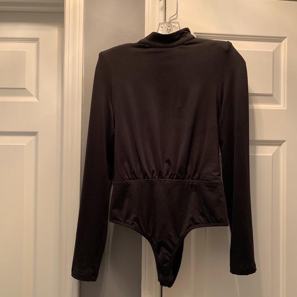Misguided High Neck Black Bodysuit